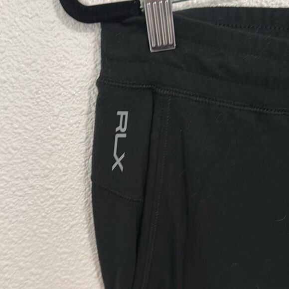 NWT- RLX- Ralph Lauren- womens black moisture wicking joggers- Size large - Picture 6 of 9